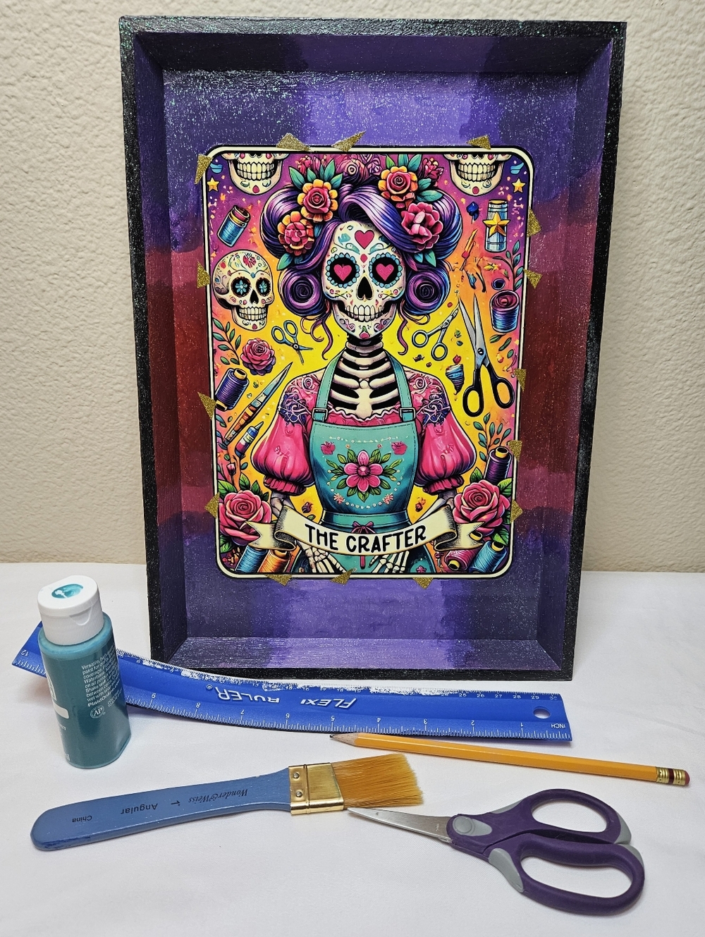 "The Crafter" Handmade Tray